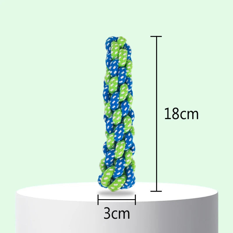 Interactive Cotton Rope Dog Toy – Natural, Washable & Dental‑Friendly