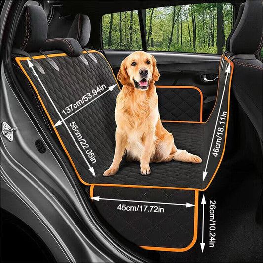 Waterproof Pet Car Seat Cover Dog Safety Protector Mat Front Back Seat Hammock H